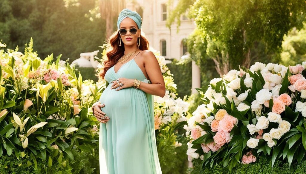 Rihanna maternity fashion
