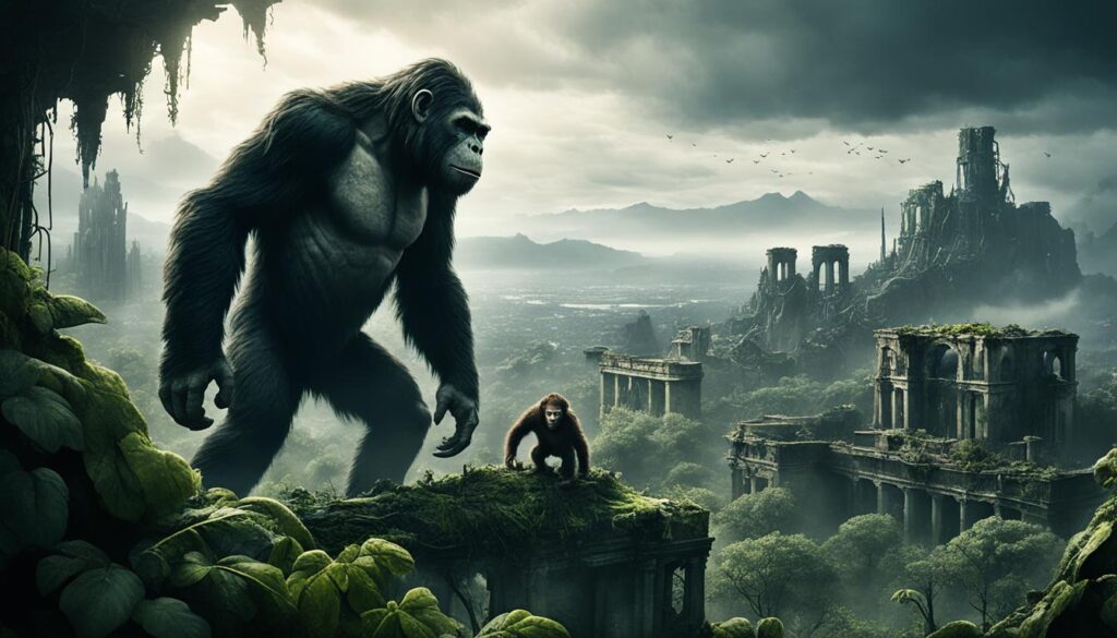 Setting of Kingdom of the Planet of the Apes