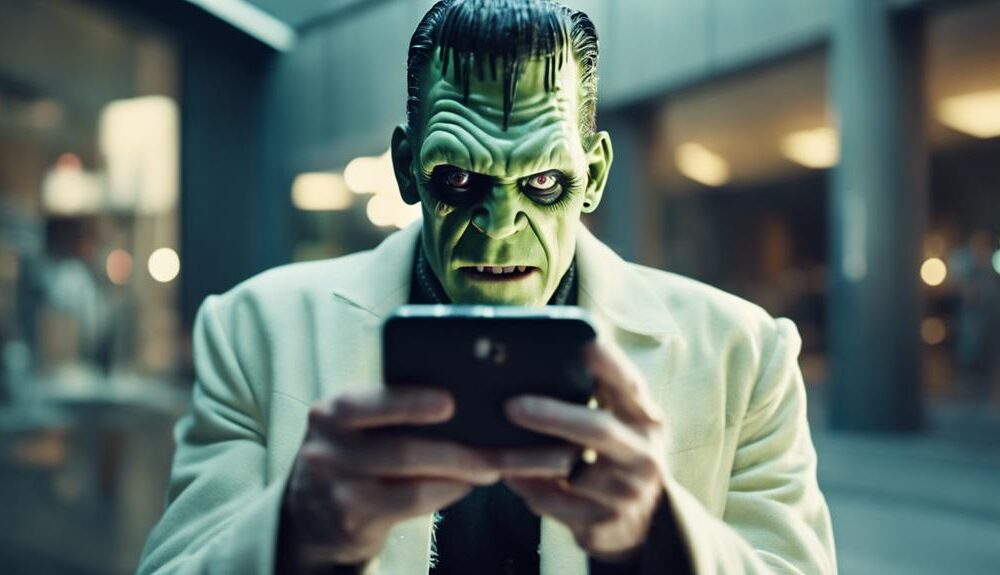 frankenstein actor promotes apple