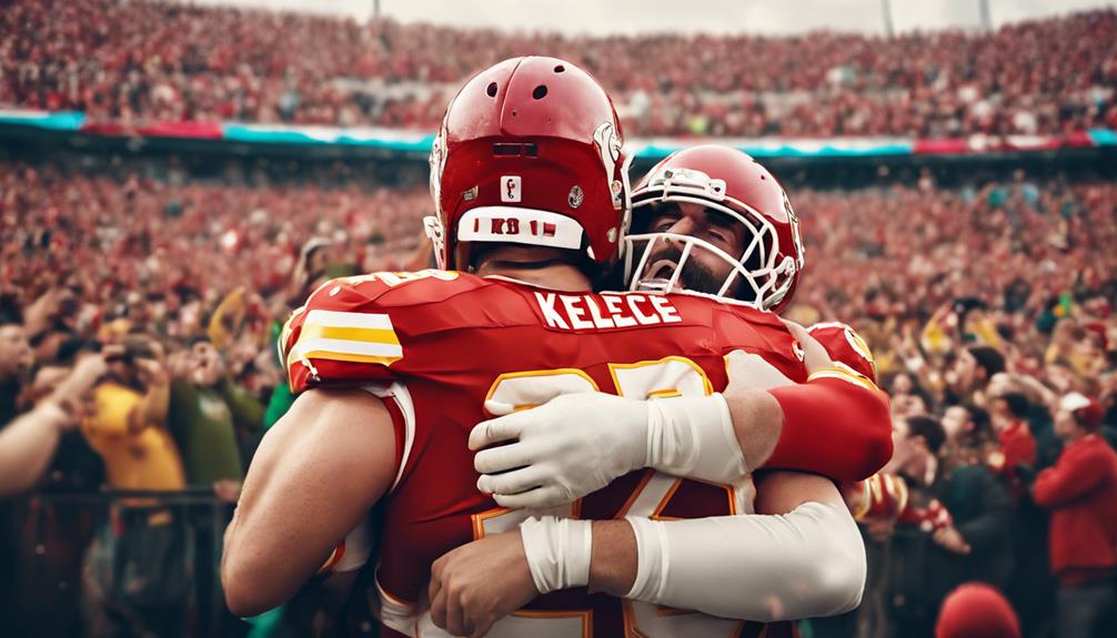 kelce brothers honored publicly
