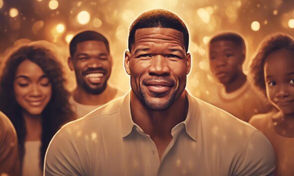 michael strahan s family hardships