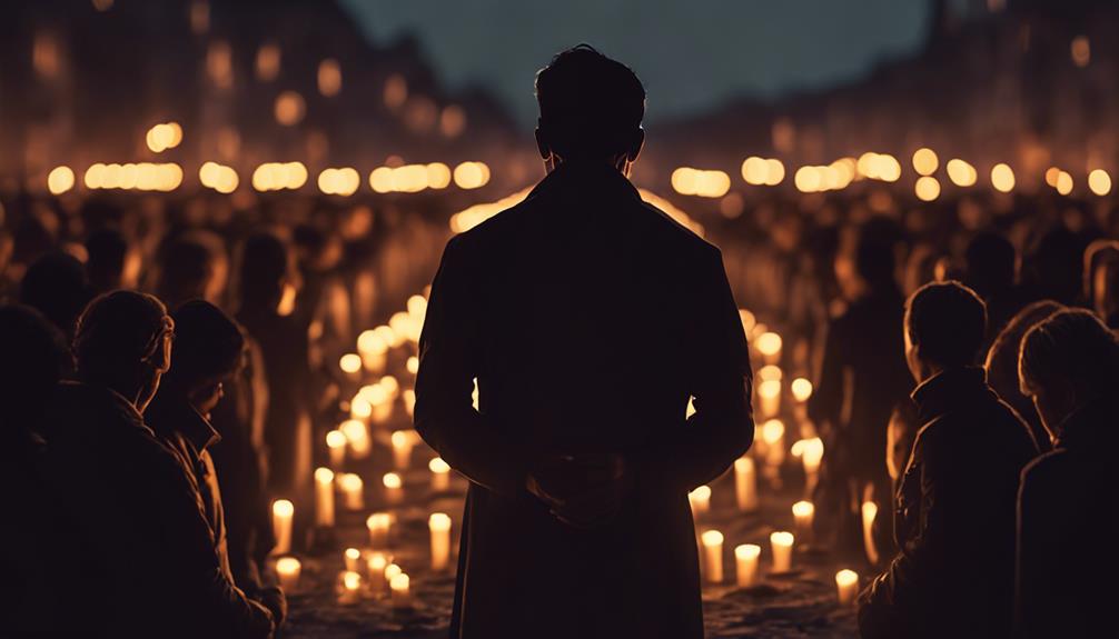 mourning soldiers in garrison