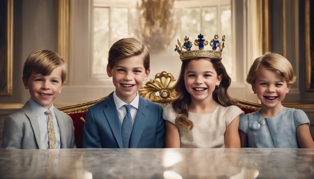 royalty celebrates prince louis