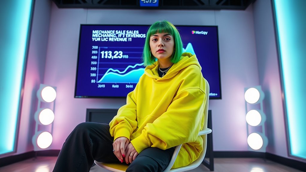 eilish s wealth music merchandising