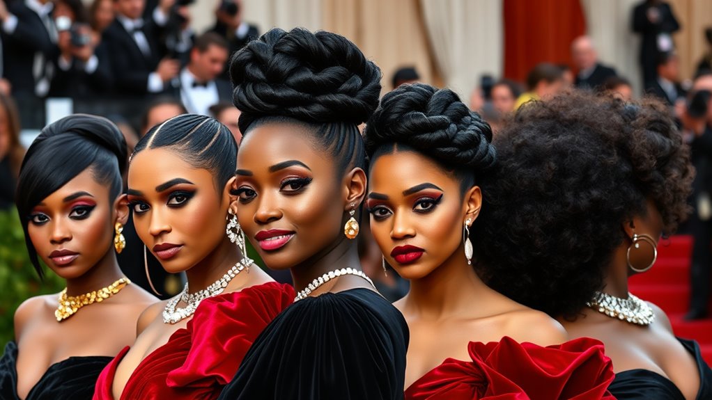 black style aesthetic celebration