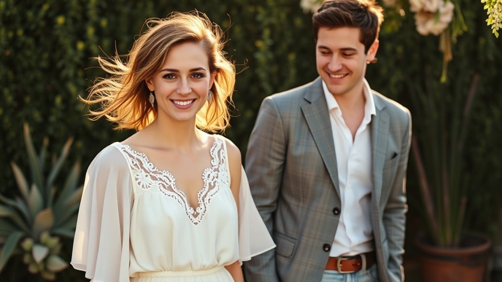 casual personalized wedding attire