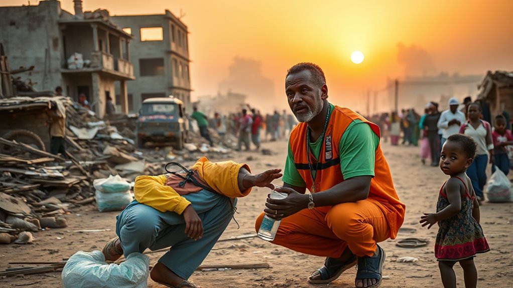 celebrities aid global emergencies