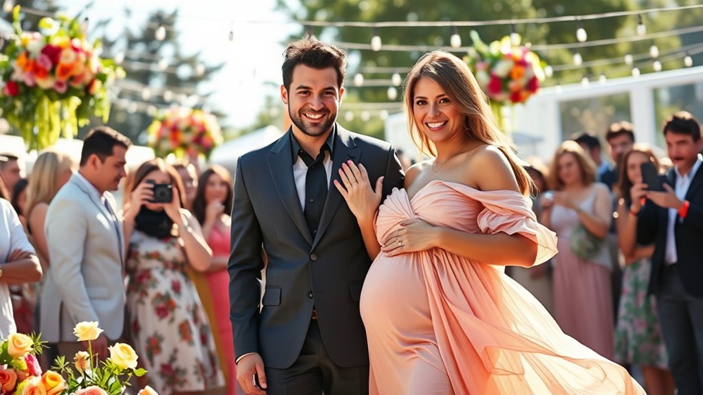 celebrities celebrate first time parenthood