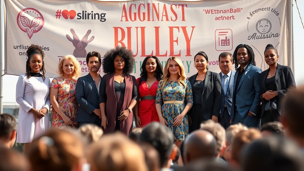 celebrities promote anti bullying campaign