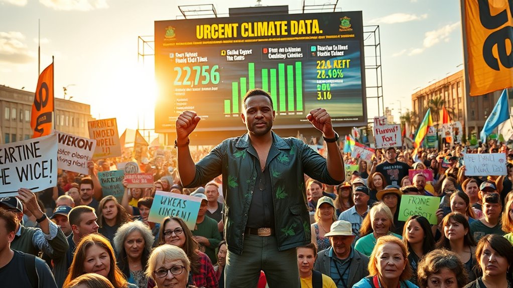 celebrities promote climate justice