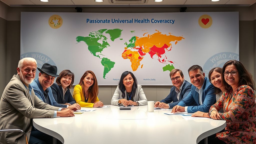 celebrities promote global health