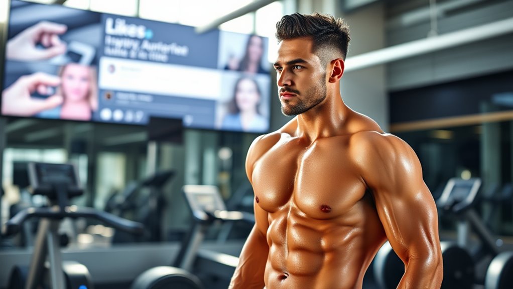 celebrity fitness social media