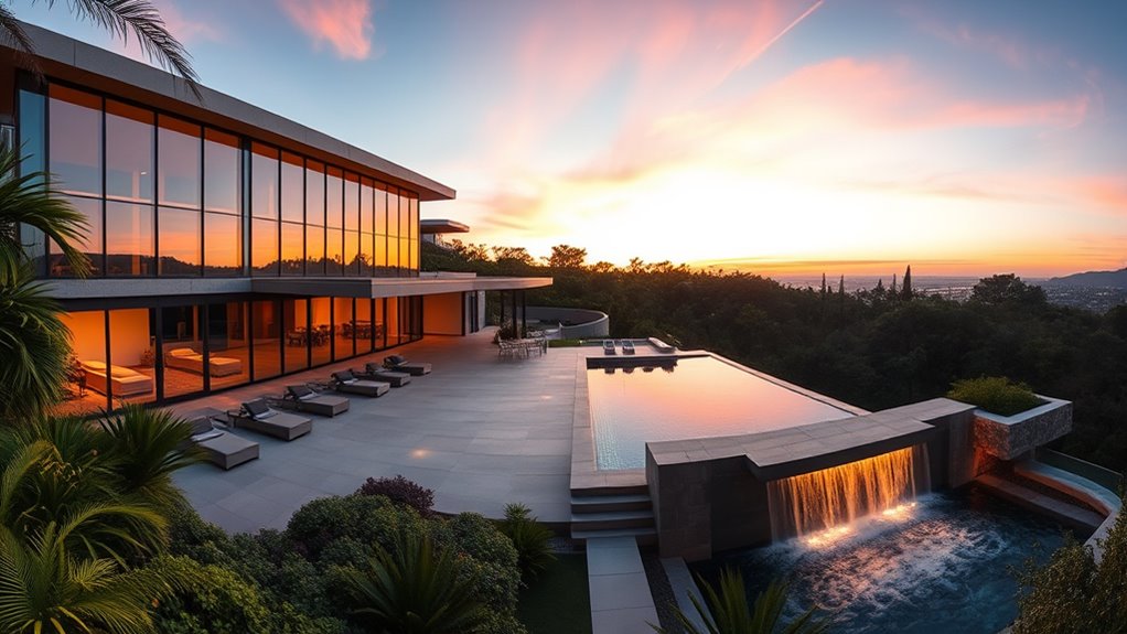 celebrity homes hosting events