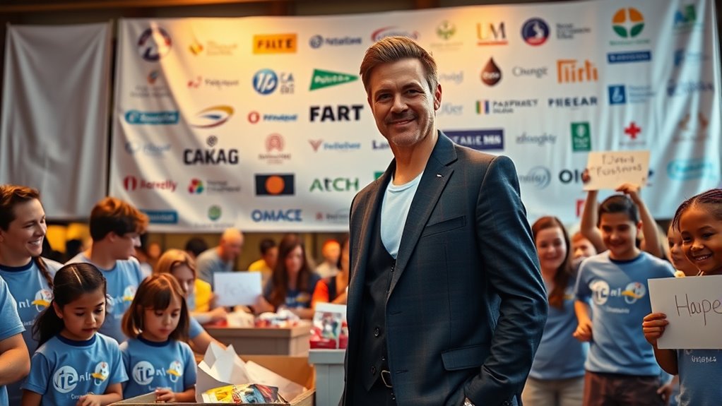 celebrity led authentic charitable foundations