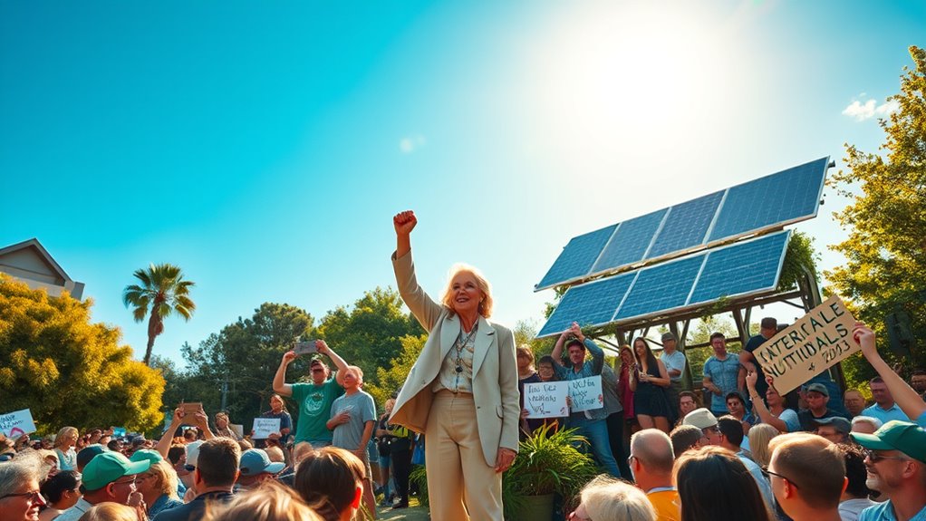 celebrity led climate protests