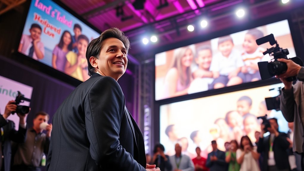 celebrity led large scale fundraising