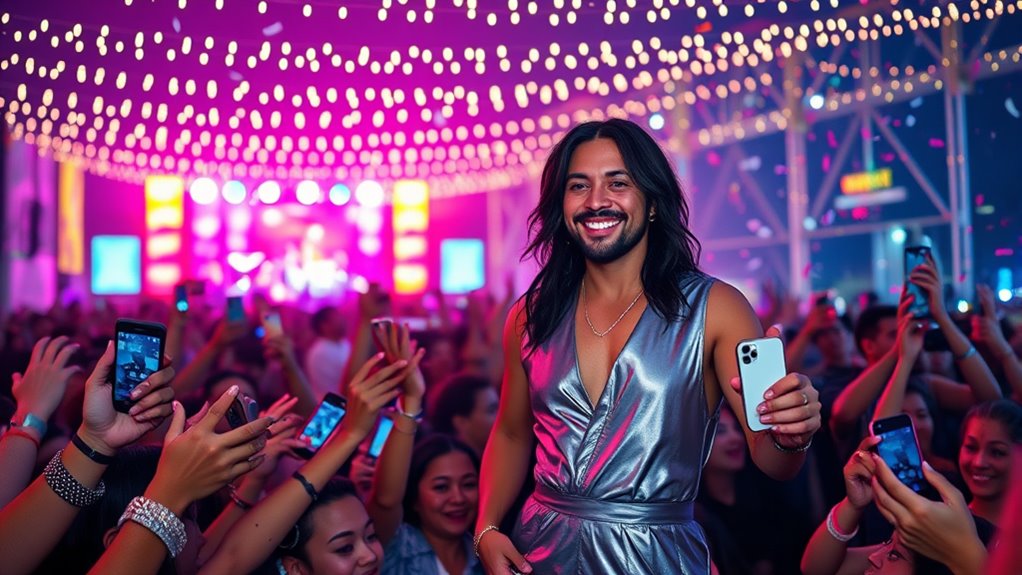 celebrity presence boosts festival atmosphere