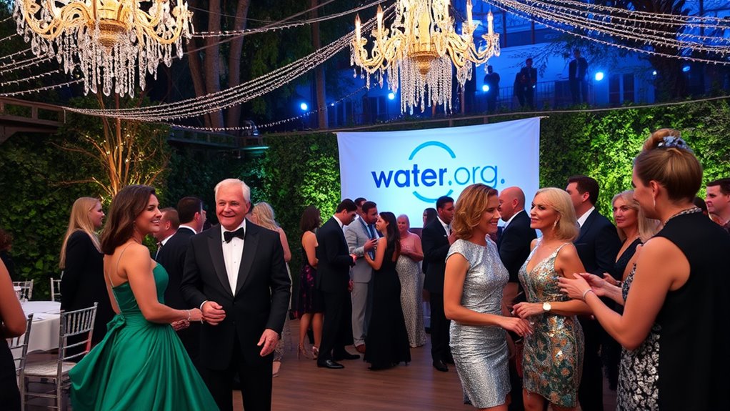 celebrity supported water initiatives