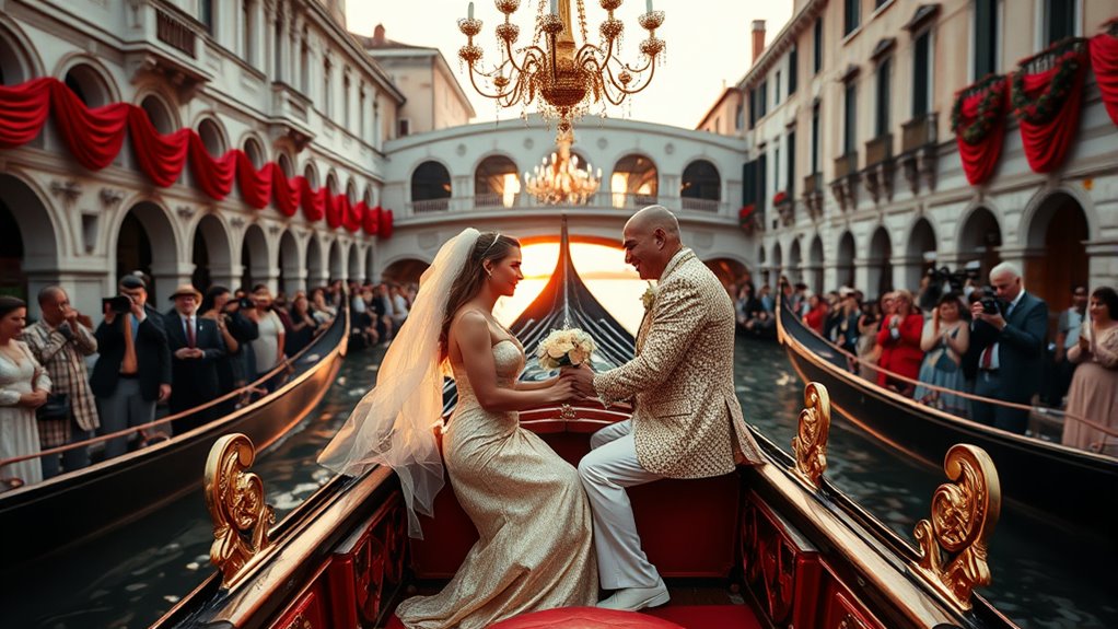 celebrity venice wedding coverage