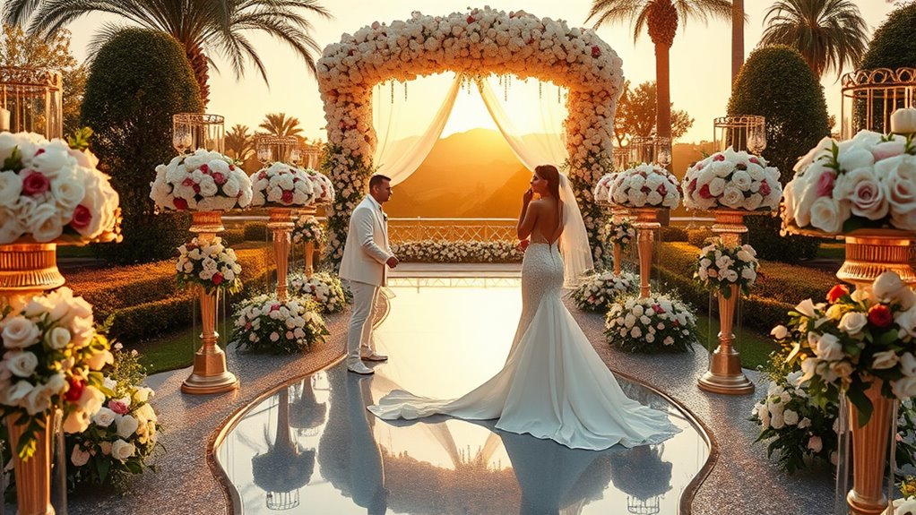 celebrity wedding planning timelines