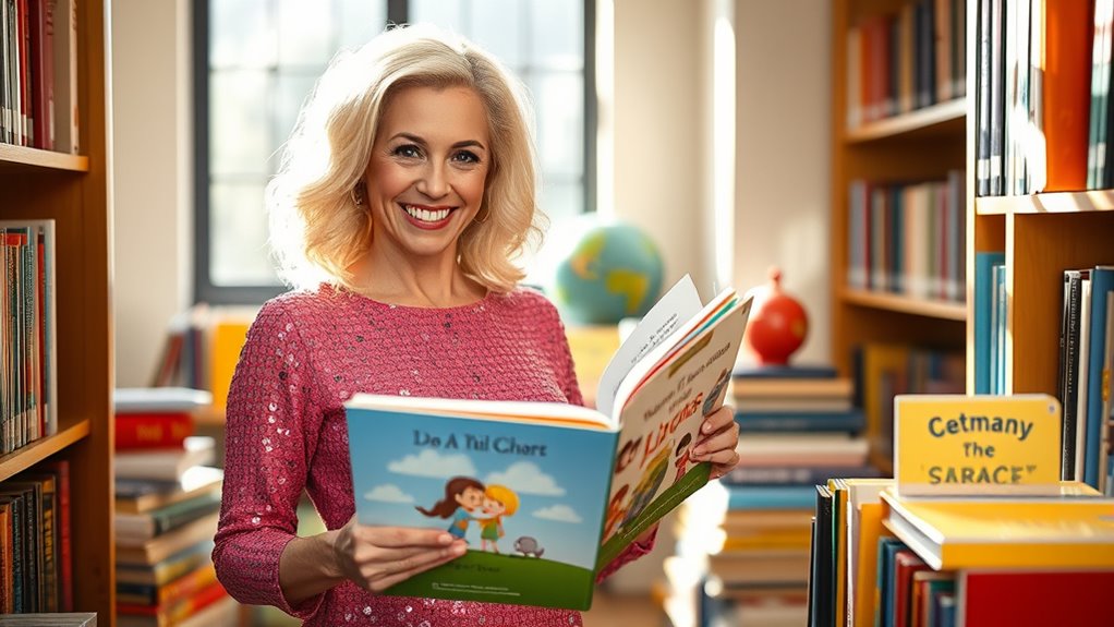 country star promotes literacy
