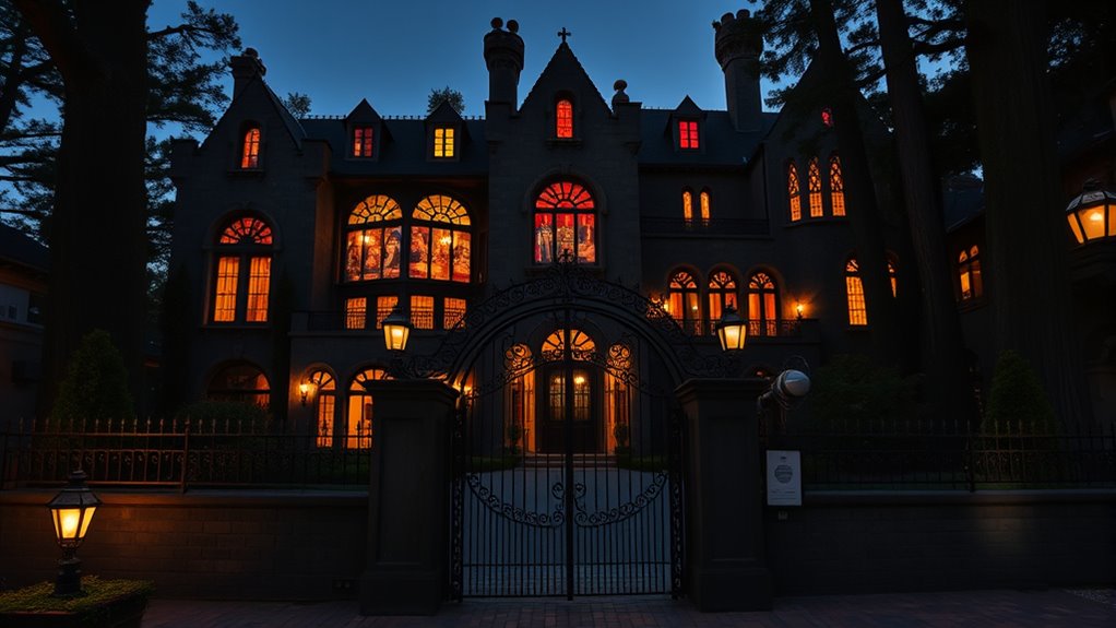 gothic mansion hosts arts