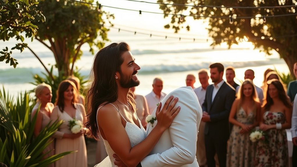 intimate malibu family celebration