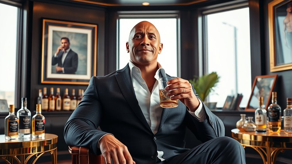 johnson s wealth wrestling tequila production