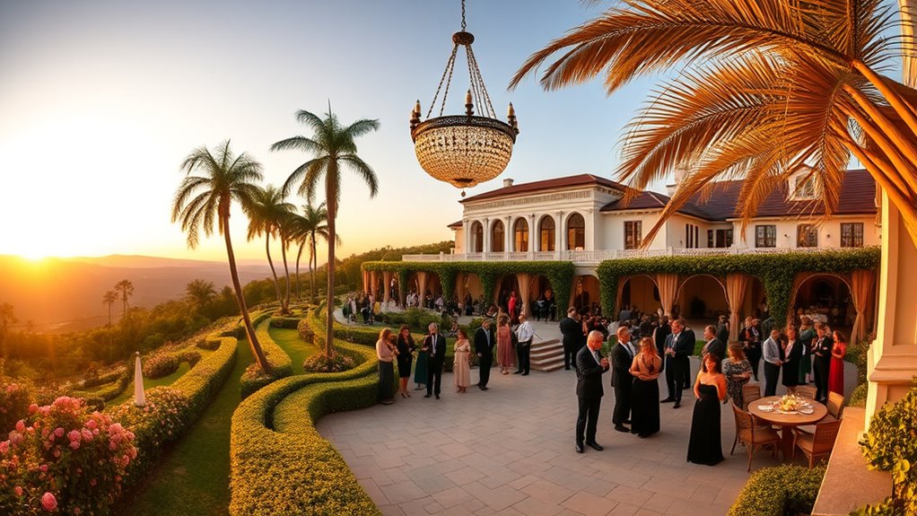 luxury estate for celebrations