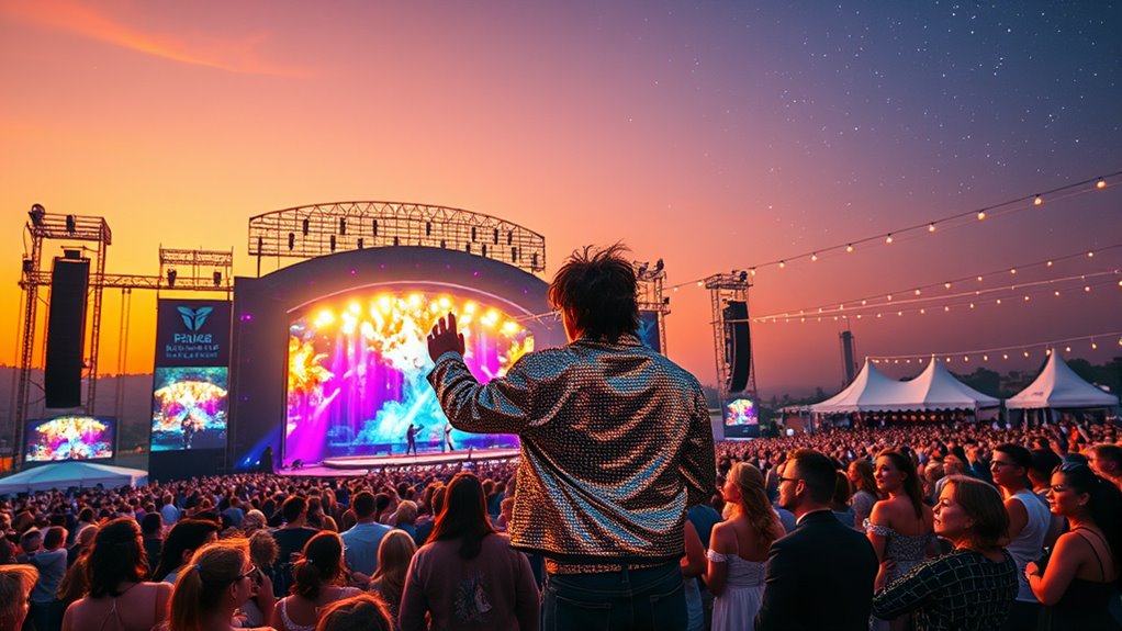 major festivals showcasing top celebrities