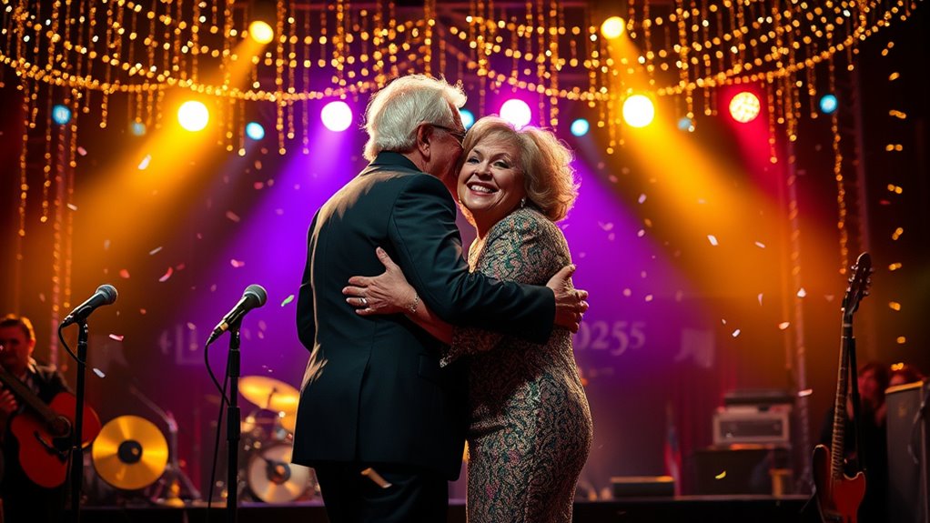 music legends celebrate enduring bonds