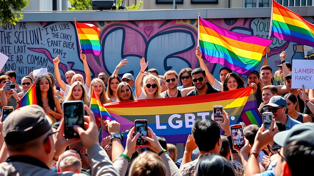 pop stars promote lgbtq rights