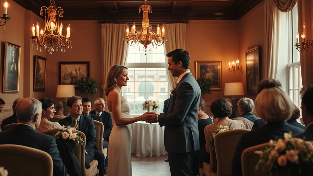 selective intimate guest list