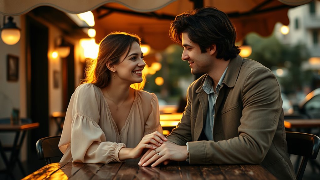 silent romance between actors