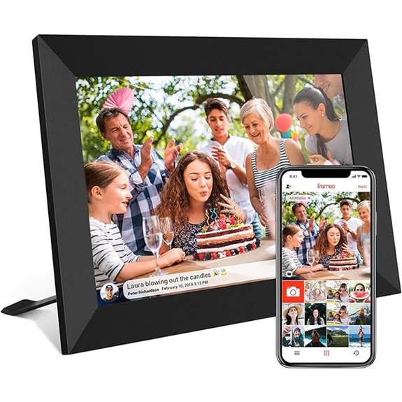 Frameo 10.1 WiFi Digital Photo Frame with 32GB Memory