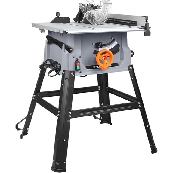 Prostormer 10-inch Table Saw with Stand