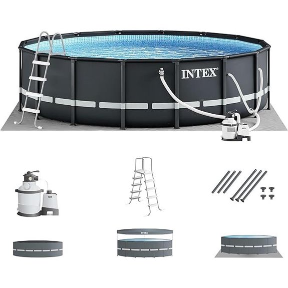 INTEX 16ft x 48in Above Ground Pool Set with Filter
