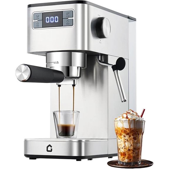 GarveeHome 20 Bar Espresso Machine with Steam Frother