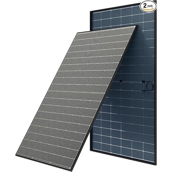 JJN 400W Bifacial Solar Panels (2-Pack)