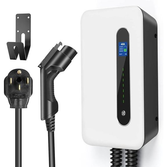 40A Level 2 EV Charger with 20ft Cable
