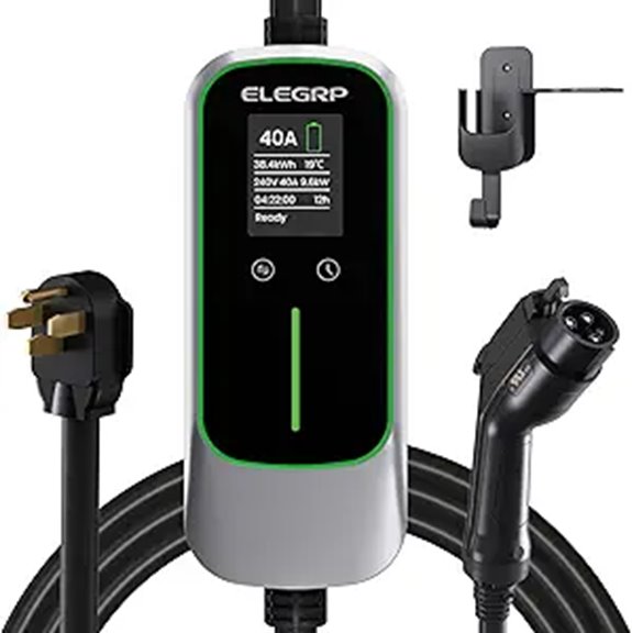 ELEGRP 40A Level 2 EV Charger with 25FT Cord