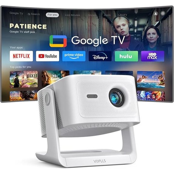 Official Google TV 4K Smart Projector with WiFi/Bluetooth