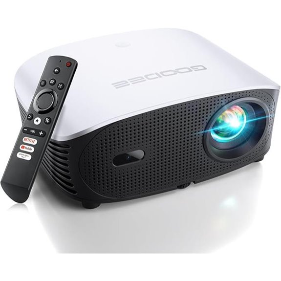 GooDee 4K Smart Projector with WiFi & Dolby