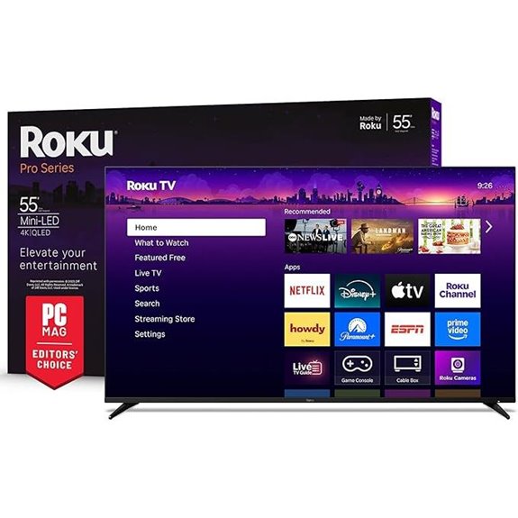 Roku 55-Inch Mini-LED 4K TV with Voice Remote