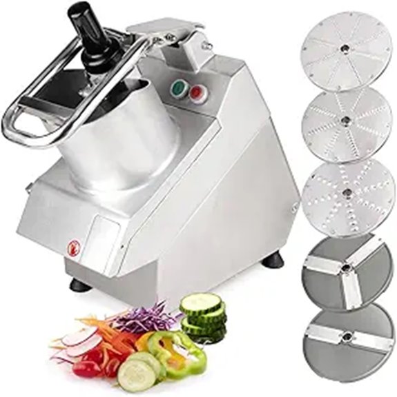 Tartle 750W Commercial Vegetable Cutter & Food Processor