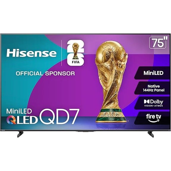 Hisense 75 QLED 4K Smart Fire TV with HDR
