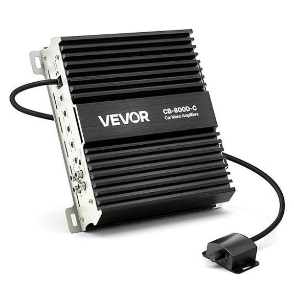 VEVOR 800W Mono Car Amplifier with Remote Control