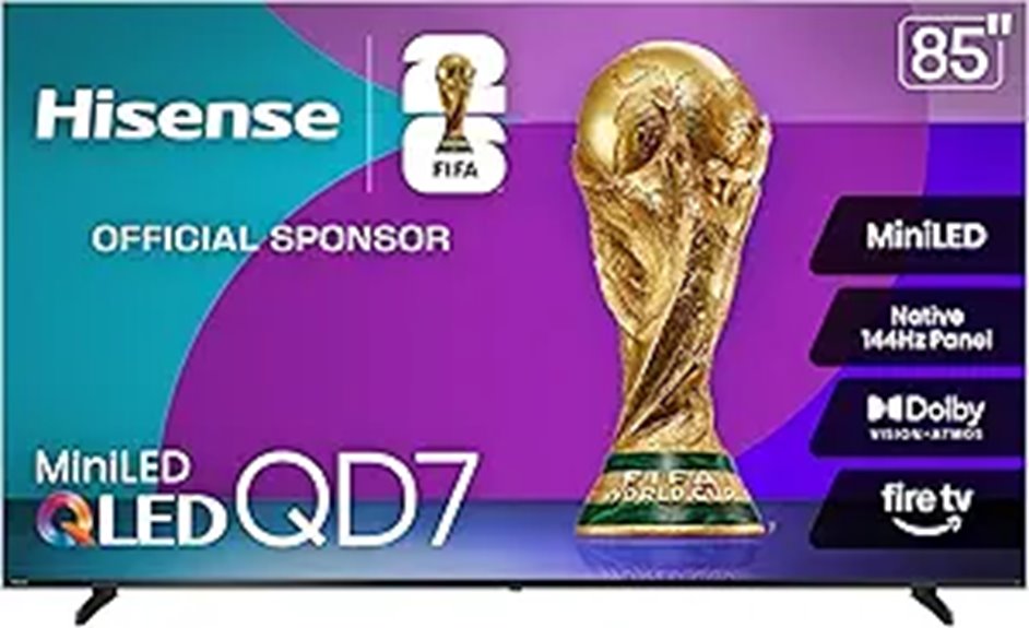 Hisense 85 QD7 Series 4K Mini-LED Smart TV