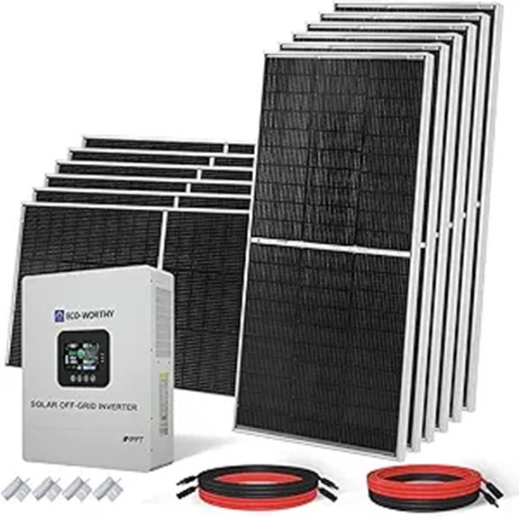 ECO-WORTHY 9.36KWH 48V Off-Grid Solar Power Kit