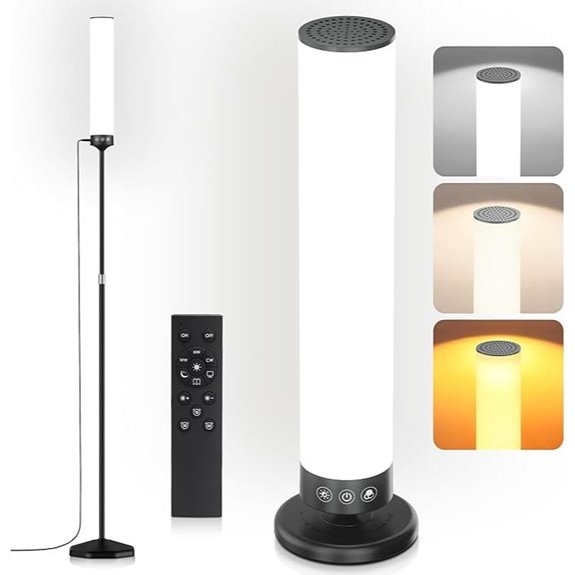 Light Therapy Lamp 10,000 Lux with Remote and Adjustable Settings